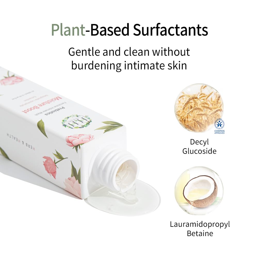 HH Moisture Boost Prebiotic Feminine Intimate Wash, 6.76 fl oz, Centella Soothing Hair Removal Cream, 1.7 fl oz