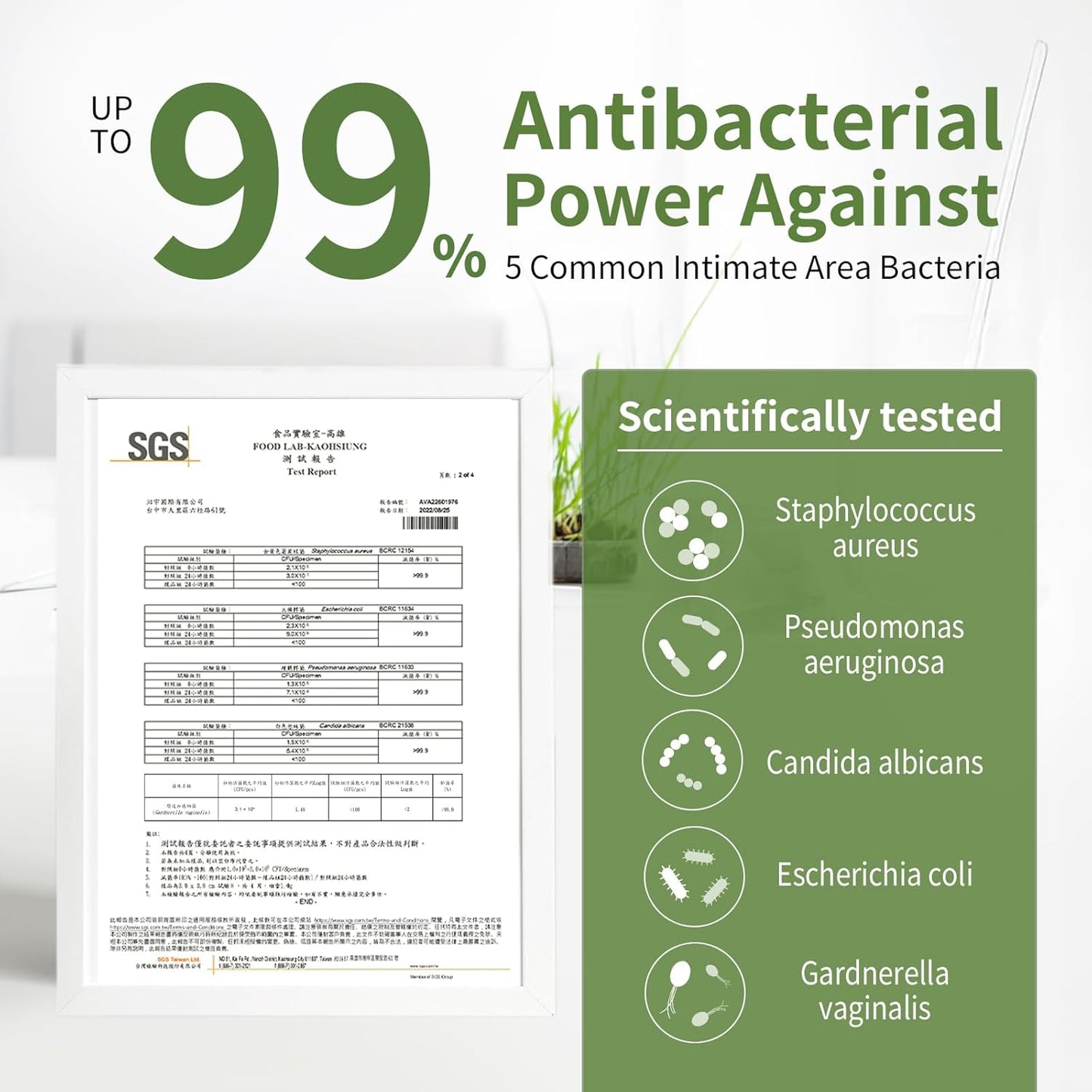 HH Feminine Wipes, Removes Odor, pH Balanced, Flushable Cleansing Wipes, Alcohol-Free - Unscented (10 Count, Pack of 5)